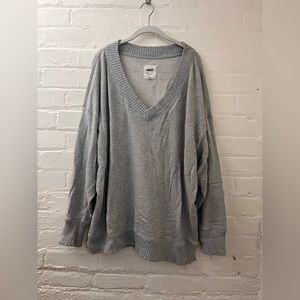 Grey Aerie Oversized V-Neck Pullover
